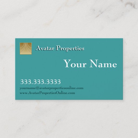 Avatar Visitekaartje (Voorkant)