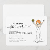 Avatar Vrijgezellenfeest | Curly Hair Kaart (Voorkant / Achterkant)