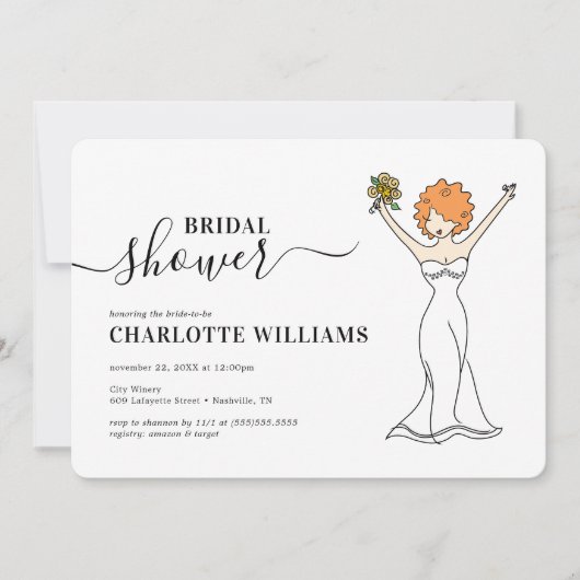 Avatar Vrijgezellenfeest | Curly Hair Kaart (Voorkant)