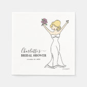  Avatar-Vrijgezellenfeest | Haar omhoog Servet (Voorkant)