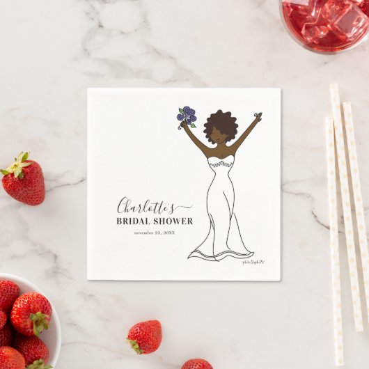  Avatar-Vrijgezellenfeest | krullend haar Servet (Insitu)