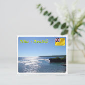 Avatele - Niue - Panorama - Briefkaart (Staand voorkant)