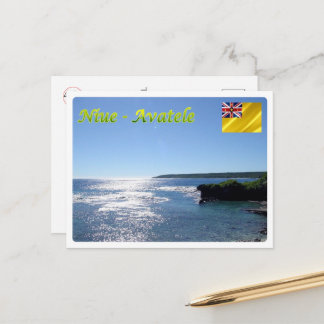 Avatele - Niue - Panorama - Briefkaart