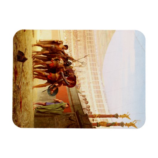 Ave Caesar by Jean-Leon Gerome Magneet (Horizontaal)