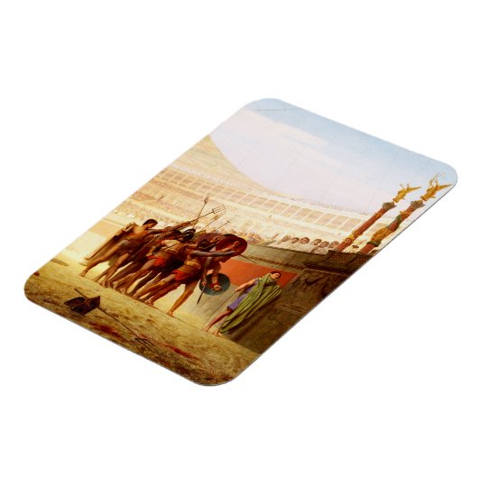 Ave Caesar by Jean-Leon Gerome Magneet (Linkerzijde)