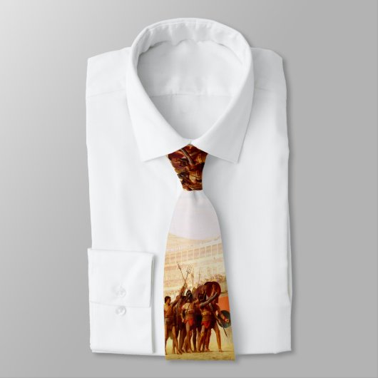 Ave Caesar by Jean-Leon Gerome Stropdas (Gebonden)