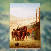 Ave Caesar door Jean-Léon Gérôme Acryl Bord (Neutraal)