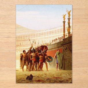 Ave Caesar door Jean-Léon Gérôme Acryl Uitnodigingen