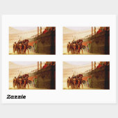 Ave Caesar door Jean-Leon Gerome Rechthoekige Sticker (Vel)