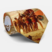 Ave Caesar door Jean-Léon Gérôme Stropdas (Opgerold)