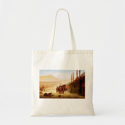 Ave Caesar door Jean-Léon Gérôme Tote Bag (Voorkant)