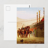 Ave Caesar van Jean-Leon Gerome Briefkaart (Voorkant / Achterkant)