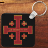 Ave Christus Rex Sleutelhanger (Achterkant)