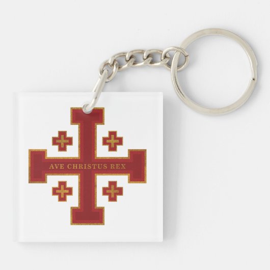 Ave Christus Rex Sleutelhanger (Achterkant)