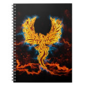 Ave Fenix Golden Fenix Lightning Wings Notitieboek (Voorkant)