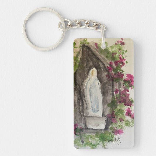 Ave Maria-acryl sleutelhanger (Voorkant)