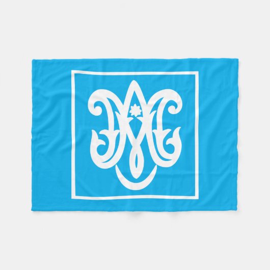 Ave Maria Fleece Deken (Voorkant (Horizontaal))