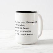 AVE MARIA HAIL MARY IN LATIN TWEEKLEURIGE KOFFIEMOK (Voorkant rechts)