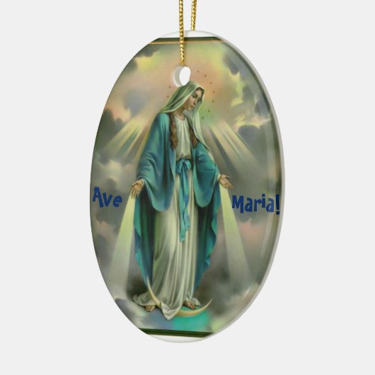 Ave Maria Keramisch Ornament (Links)