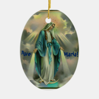 Ave Maria Keramisch Ornament