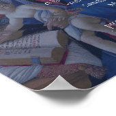 AVE MARIA Latin Prayer Poster (Hoek)