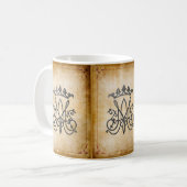 Ave Maria Monogram Koffiemok (Voorkant links)