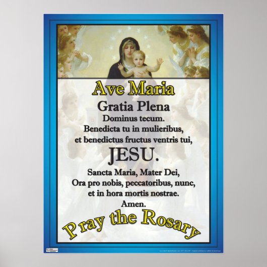 Ave Maria Poster (Voorkant)