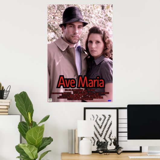 Ave Maria Poster (Thuiskantoor)