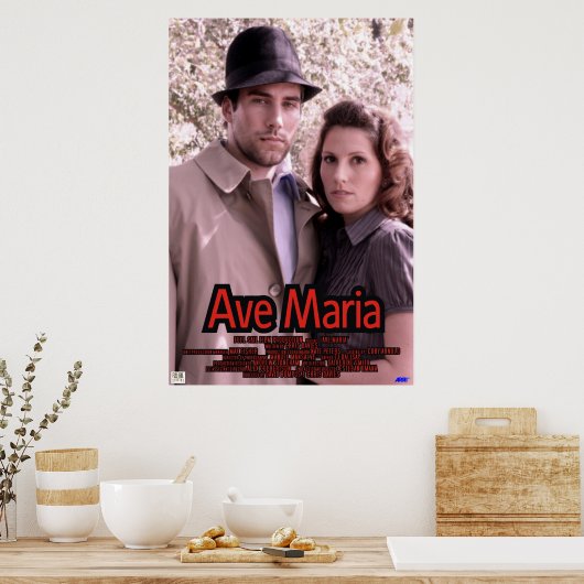 Ave Maria Poster (Keuken)