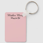 Ave Maria-sleutelhanger Sleutelhanger (Achterkant)
