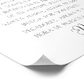 Ave Maria Spaans Gebed Poster (Hoek)