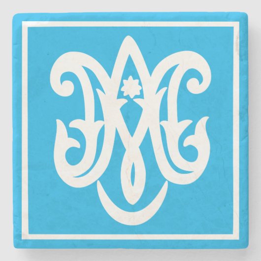 Ave Maria Stenen Onderzetter (Voorkant)