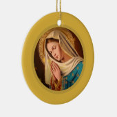 Ave Maria ... Virgin Mary Keramisch Ornament (Rechts)
