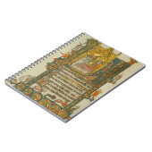 Ave Maris Stella Kerstmis Medieval Manuscript Notitieboek (Linkerzijde)