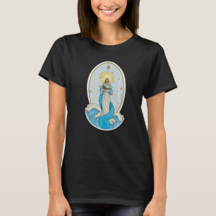 Ave Maris Stella Lady Blessed Moeder Mary Latijn C T-shirt