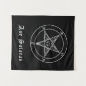 Ave Satanas Wandtapijt Wandkleed (Voorkant (horizontaal))