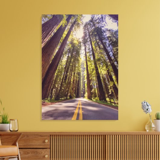 Ave van de reuzen canvas afdruk (Insitu (Woonkamer))