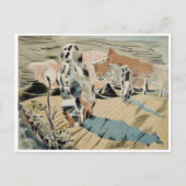 Avebury (1937) van Paul Nash Briefkaart (Voorkant)