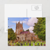 Avebury-kerk Briefkaart (Voorkant / Achterkant)