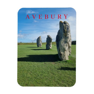 Avebury stenen cirkel uitzicht koelkastmagneet magneet