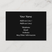 Avebury, Wiltshire, Engeland. Boom en pad. Visitekaartje (Achterkant)