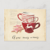 Avec Mes Amis Briefkaart (Voorkant)