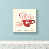 Avec Mes Amis Canvas Afdruk (Insitu (Houten vloer))