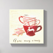 Avec Mes Amis Canvas Afdruk (Voorkant)