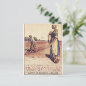 Avec Toutes Vos Ressources Propaganda Poster Briefkaart (Staand voorkant)