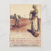 Avec Toutes Vos Ressources Propaganda Poster Briefkaart (Voorkant)