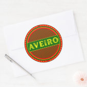 Aveiro City Pride Emblem – Portuguese Identity Ronde Sticker (Envelop)
