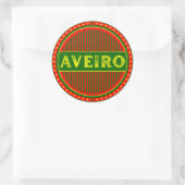 Aveiro City Pride Emblem – Portuguese Identity Ronde Sticker (Tas)