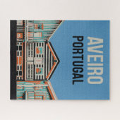 Aveiro gift Portugal, Portugese huizen Legpuzzel (Horizontaal)