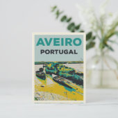 Aveiro lagoon Portugal Briefkaart (Staand voorkant)